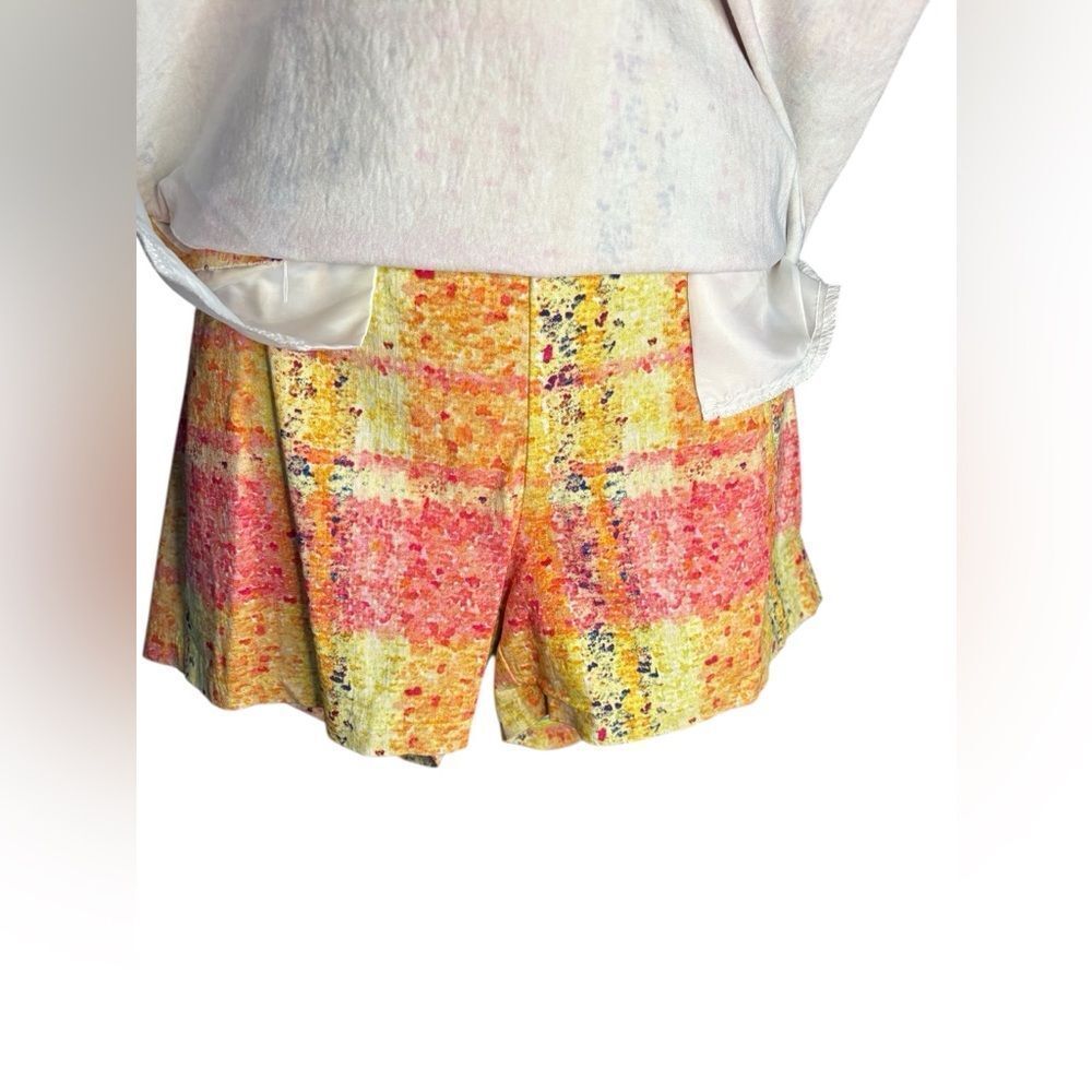 Attyre womens colorful skorts front pockets shorts inter grated stretch sz 12 - Picture 3 of 5